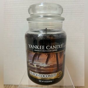 Yankee Candle Black Coconut Retired Large 22oz. Candle Jar. New!